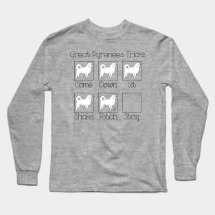 Great Pyrenees Tricks Long Sleeve T-Shirt